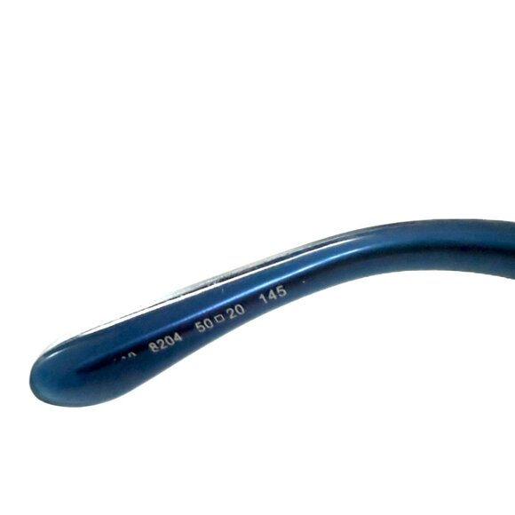 Ray Ban Chad 8204 Transparent Blue Oversized Wayfarer Style Glasses - Picture 5 of 8